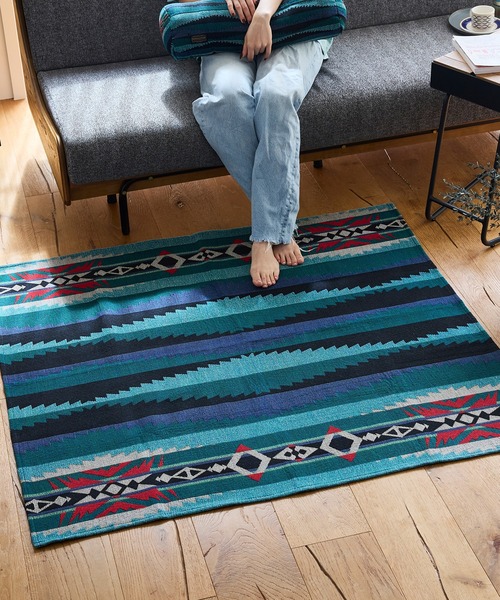 PENDLETON/ペンドルトン スクエア ジャガードラグ MC030（ラグ/マット