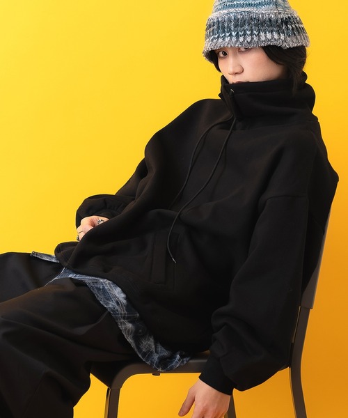 セール】a.p.o.v. ボリュームネックオーバーサイズスウェットプル