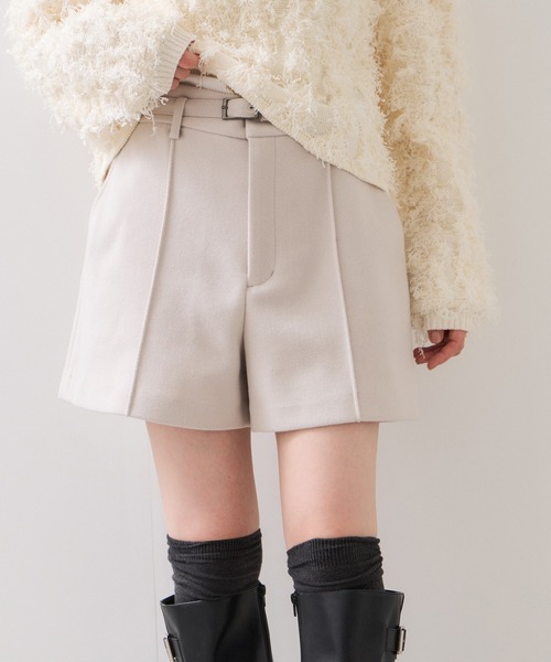 ジャージメルトンベルト付きショートパンツ（その他パンツ）｜VIS