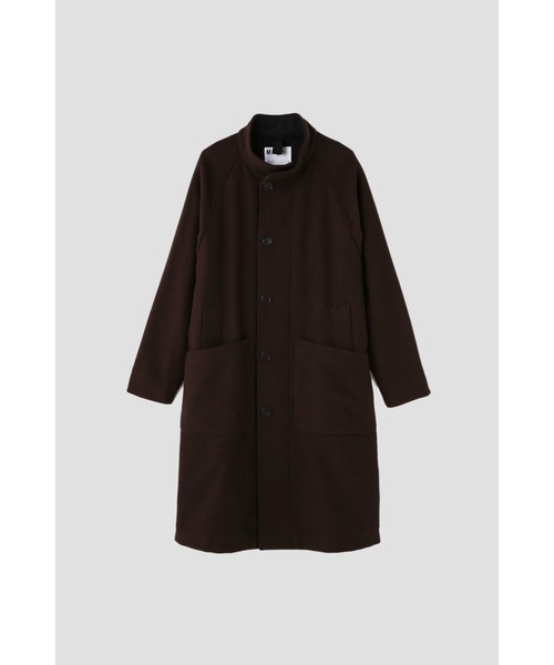 MHL.（エムエイチエル）の「BASIC WOOL MELTON（ステンカラーコート
