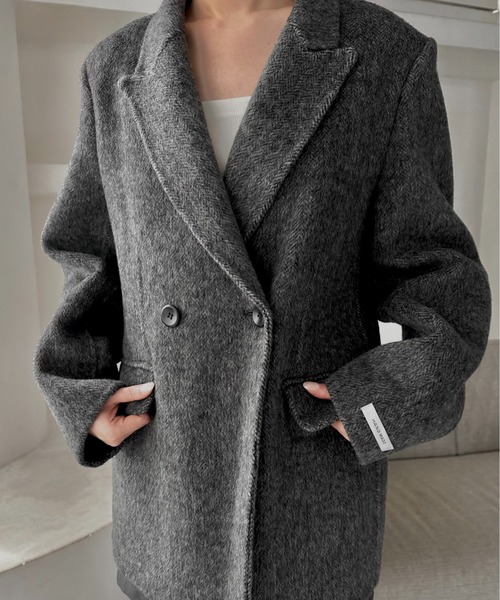 lawgy（ラウジー）の「handmade herringbone jacket outer