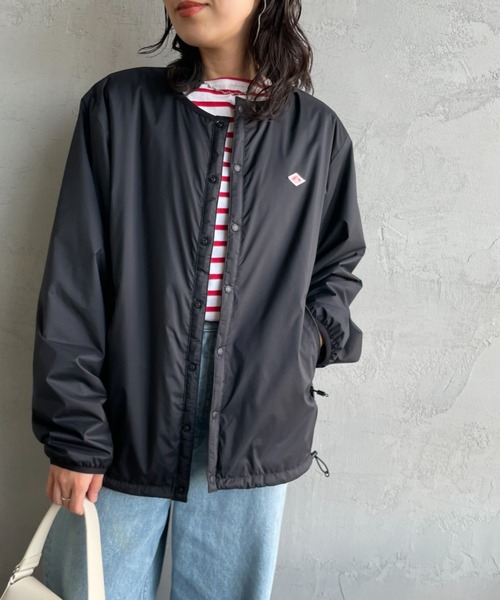 DANTON/ダントン] ナイロンタフタ インサレーションノーカラー