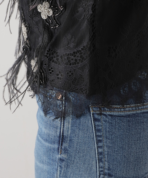 セール】【Sea New York/シー ニューヨーク】 BETHANY LACE TANK TOP