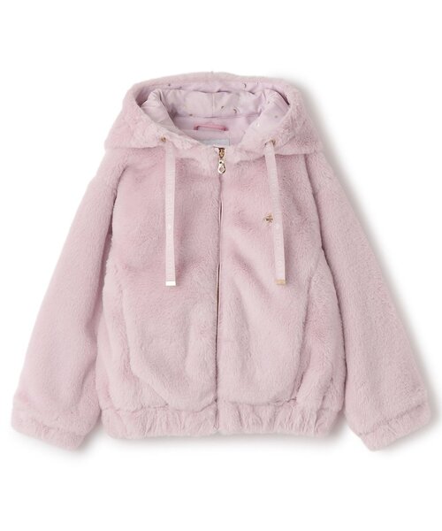 セール】フードつきフェイクファージャケット（ブルゾン）｜kate spade