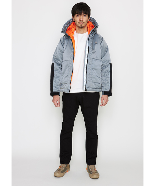 PRIMALOFT HOODED JACKET / 撥水ナイロン プリマロフト ファイバー中綿