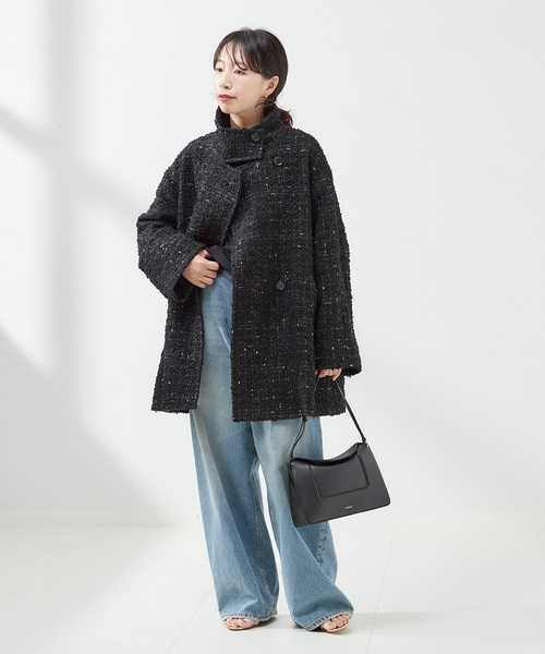 セール】MANTECO GIOLICA スタンドショートコート（その他アウター