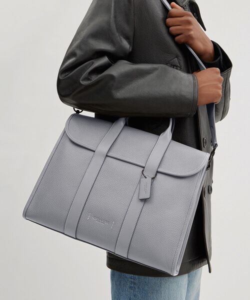 COACHコーチ/ゴッサム ポートフォリオ ビジネスバッグ メンズ2way美品