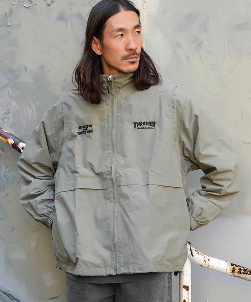 セール】2WAY NYLON JACKET/スラッシャーベスト&ナイロンジャケット