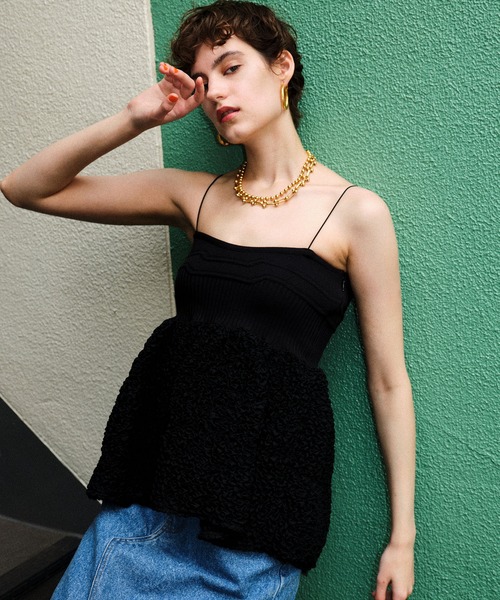 MAISON SPECIAL（メゾンスペシャル）の「ラッフルニットビスチェ