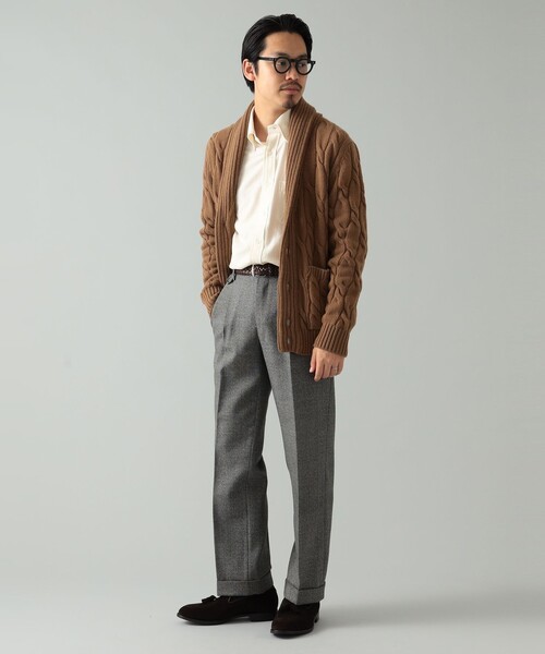 BAFY（バフィー）の「BAFY × BEAMS F / 別注 ケーブル ショールカラー