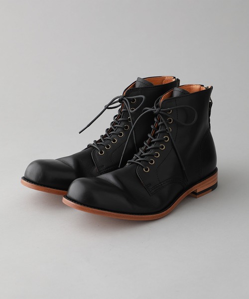 PADRONE（パドローネ）の「【PADRONE】BACK ZIP LACE UP BOOTS/レース