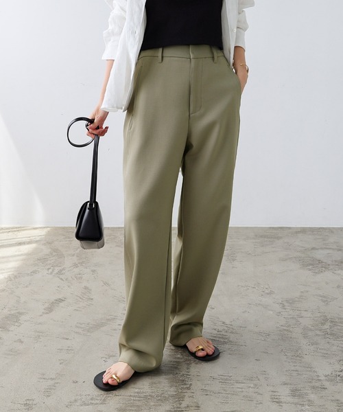 セール】ダブルクロスカーブパンツ（スラックス）｜evernavy（エバー