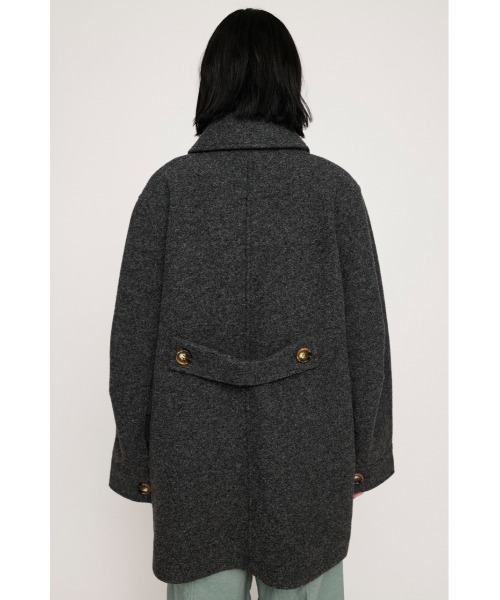 セール】WOOL BLEND OVER MIDI COAT ウールブレンド オーバー ミディ