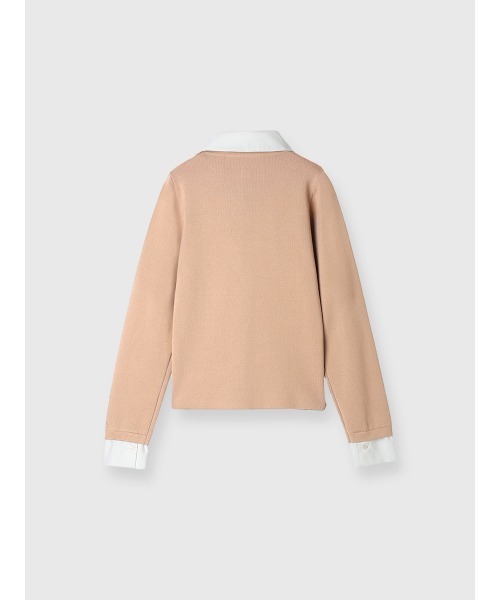 EIMY ISTOIRE（エイミーイストワール）の「EIMYロゴバイカラーニット