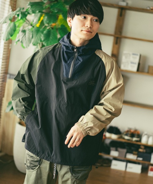 リバーシブルナイロン ウインドブレイクアノラックパーカー | ジム
