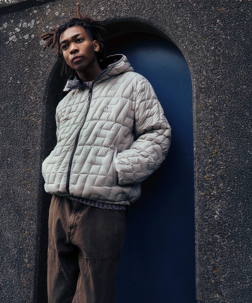 HUF X TAION CASCADE PACKABLE HOODED DOWN JACKET（ブルゾン）｜HUF