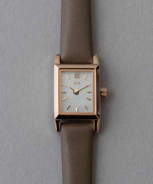 ete（エテ）の「レザー/メタルベルト ダイヤモンド レクタングル