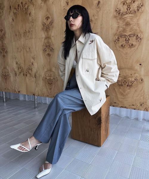 Ameri（アメリ）の「SMALL FLOWER OVER SHIRT（シャツ/ブラウス）」 - WEAR