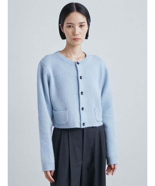MIESROHE（ミースロエ）の「シャギーコンパクトカーディガン