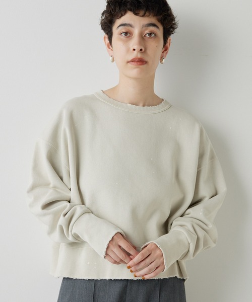 Whim Gazette（ウィムガゼット）の「ヴィンテージ加工裏毛プルオーバー