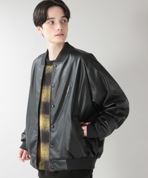 BUTWIN（バトウィン）の「【BUTWIN】フェイクレザーブルゾン