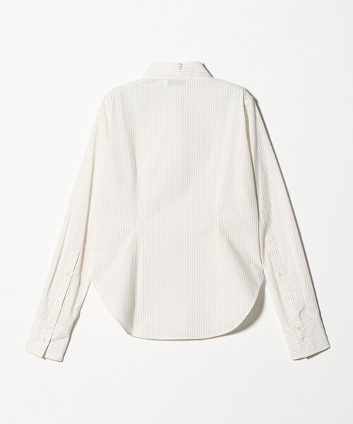ATTISESSION＞コットン ストライプ スリム シャツ（シャツ/ブラウス
