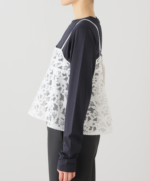 IENA（イエナ）の「レースショートキャミソール（キャミソール）」 - WEAR