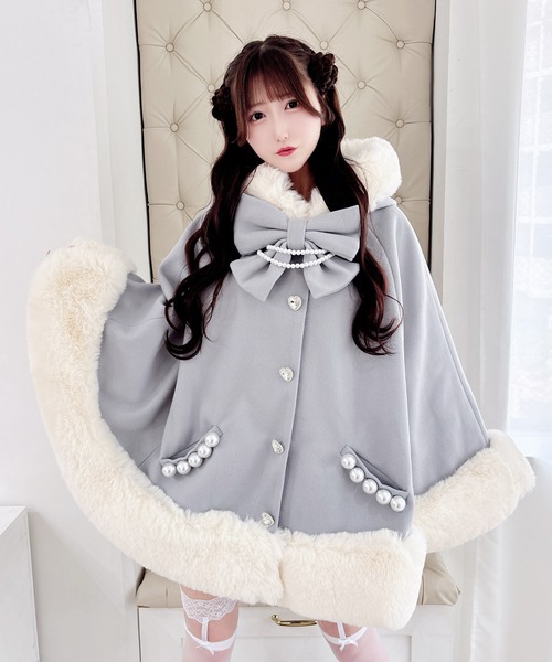 MA*RS（アメーバーマーズ）の「リボン付きボリュームファーフード