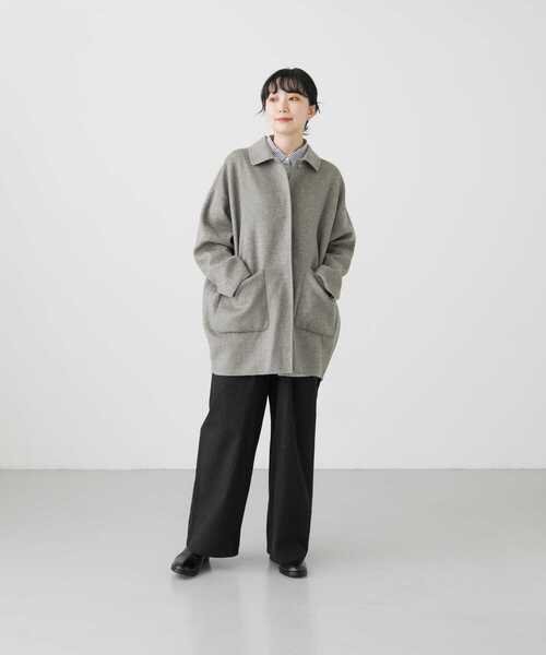 かぐれ（カグレ）の「ウールステンカラーショートコート（ステンカラー