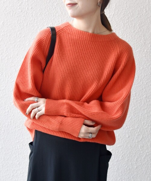 セール】SHIPS any:〈手洗い可能〉AQUA カシミヤ ミックス ハイネック