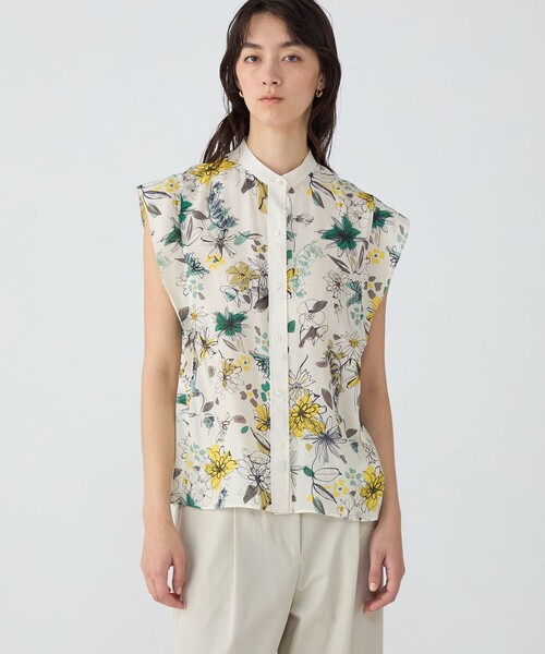 トリビュートフラワー ピコカットスリーブブラウス（シャツ/ブラウス