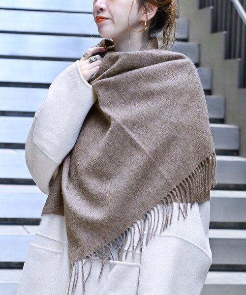 B.C STOCK（ベーセーストック）の「カシミア混マフラー（マフラー