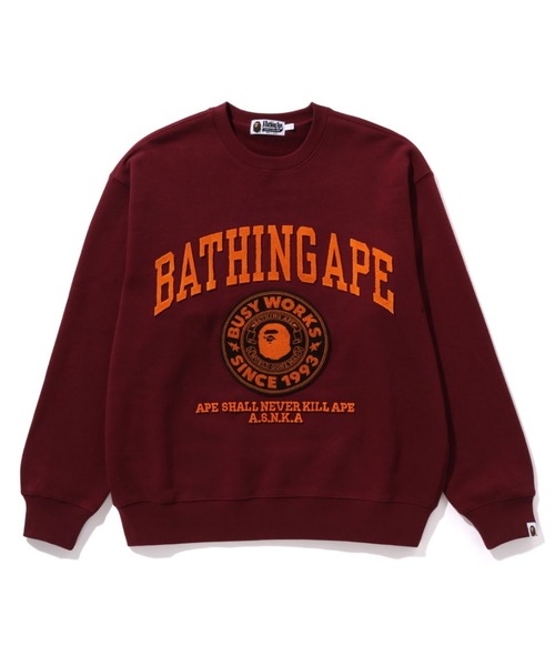 A BATHING APE（アベイシングエイプ）の「COLLEGE GRAPHIC CREWNECK M
