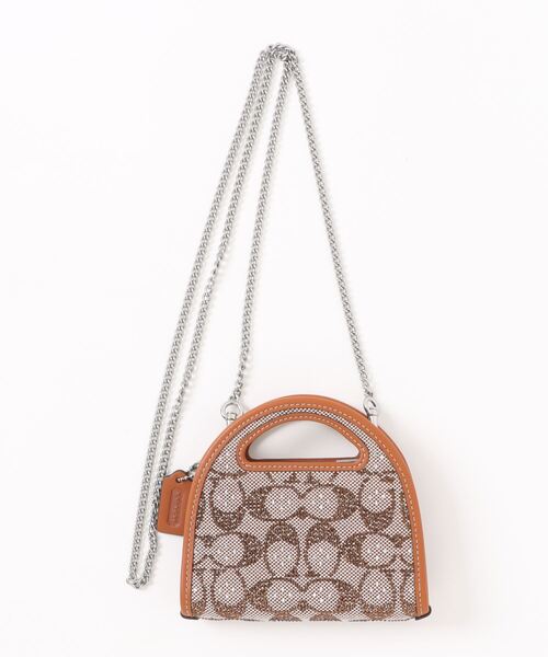 COACH（コーチ）の「トップ ハンドル カード ケース・クリスタル