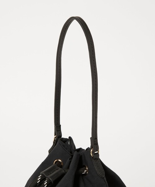 conte＞ドローストリング バッグ BLACK（ハンドバッグ）｜conte