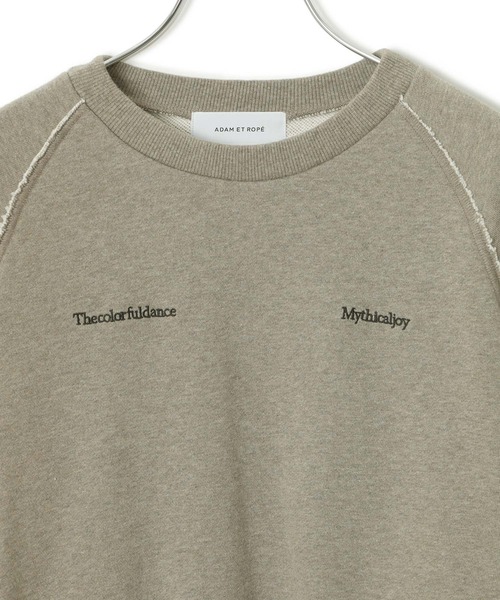 ADAM ET ROPE'（アダムエロペ）の「スリットリブスウェット