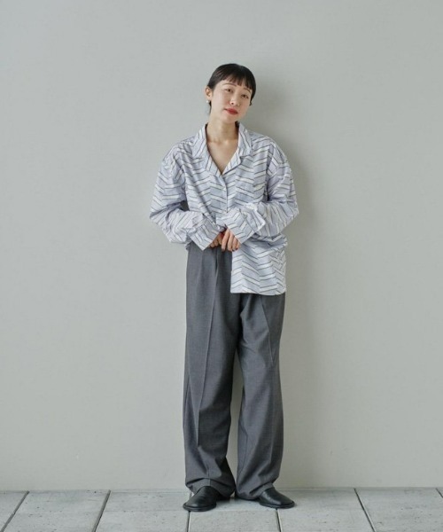 TODAYFUL（トゥデイフル）の「ジオメトリックパジャマシャツ（シャツ