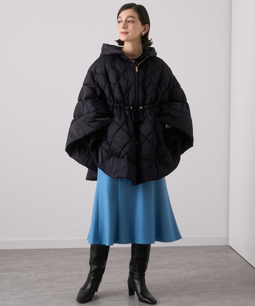 ANAYI（アナイ）の「キルティングフードダウンポンチョ（その他