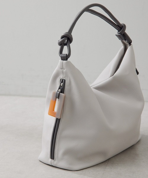 A4対応》樹脂パーツワンハンドルバッグ（トートバッグ）｜ear