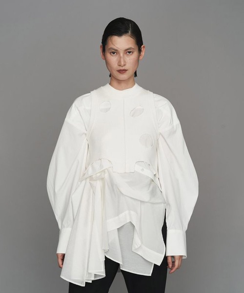 UN3D./アンスリード】PATTERN MIX SHIRT/パターンミックスシャツ