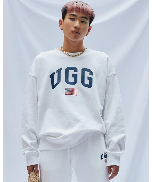UGG（アグ）の「UGG@mos US 刺繍ロゴ クルーネック スウェット