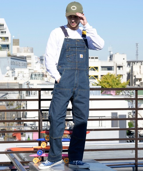 駿*井様 Carhartt 100years ブルー デニムオーバーオール