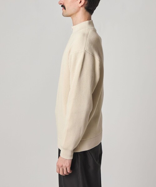 セール】＜Steven Alan＞ T/C 9G アゼ ハーフジップ ドライバーズ