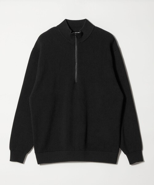 セール】＜Steven Alan＞ T/C 9G アゼ ハーフジップ ドライバーズ