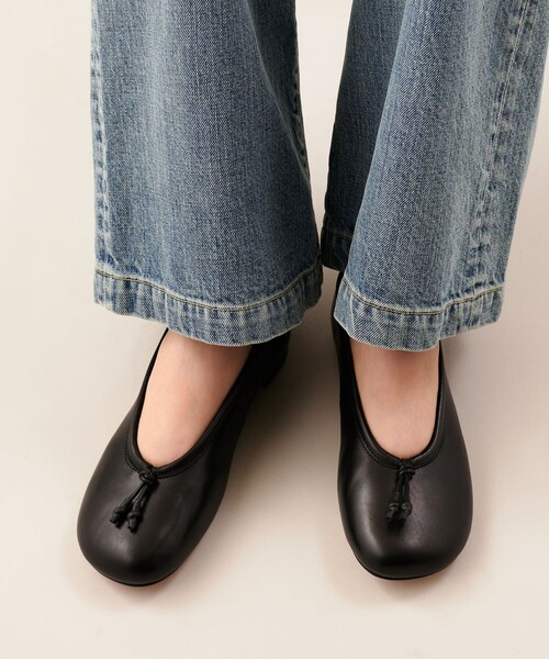 セール】オブリークバレエ フラット10↑（バレエシューズ）｜ODETTE E