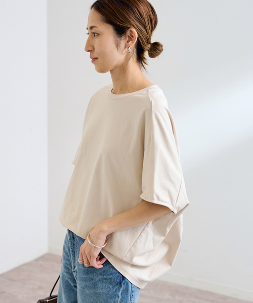 ≪追加≫スムースコクーンプルオーバー（Tシャツ/カットソー