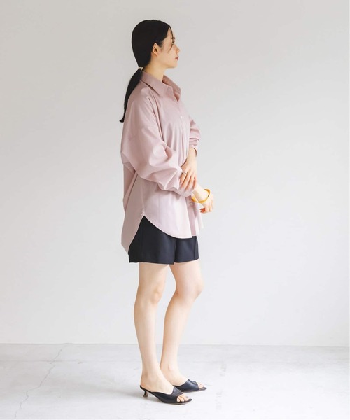 Noble（ノーブル）の「《追加》イージーケアルーズドレープシャツ