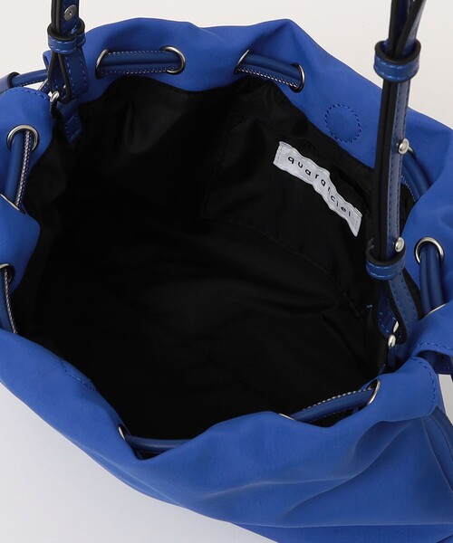 quaranciel: ギャザー ショルダー 巾着 バッグ（ショルダーバッグ