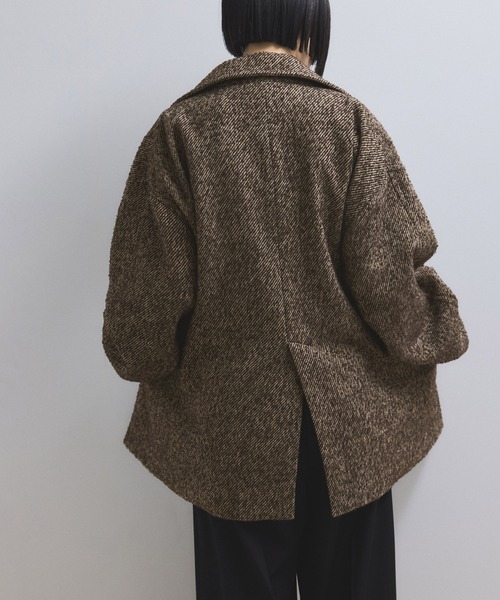 WEB限定】スタンドカラーウールミドルコート（その他アウター）｜ADAM