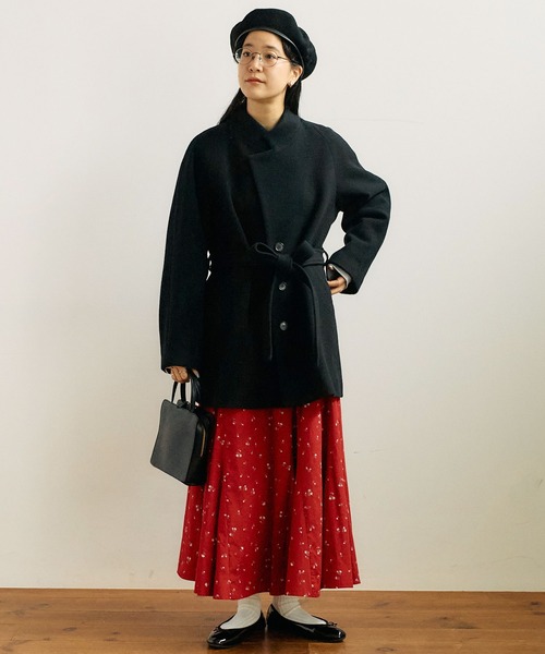 fig London（フィグロンドン）の「エアリアルパイル Harry coat